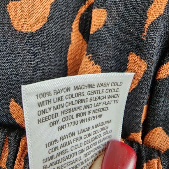 Shade & Shore Small Animal Print Knot Front Maxi Cover-Up Skirt New With Tags - Picture 7 of 7